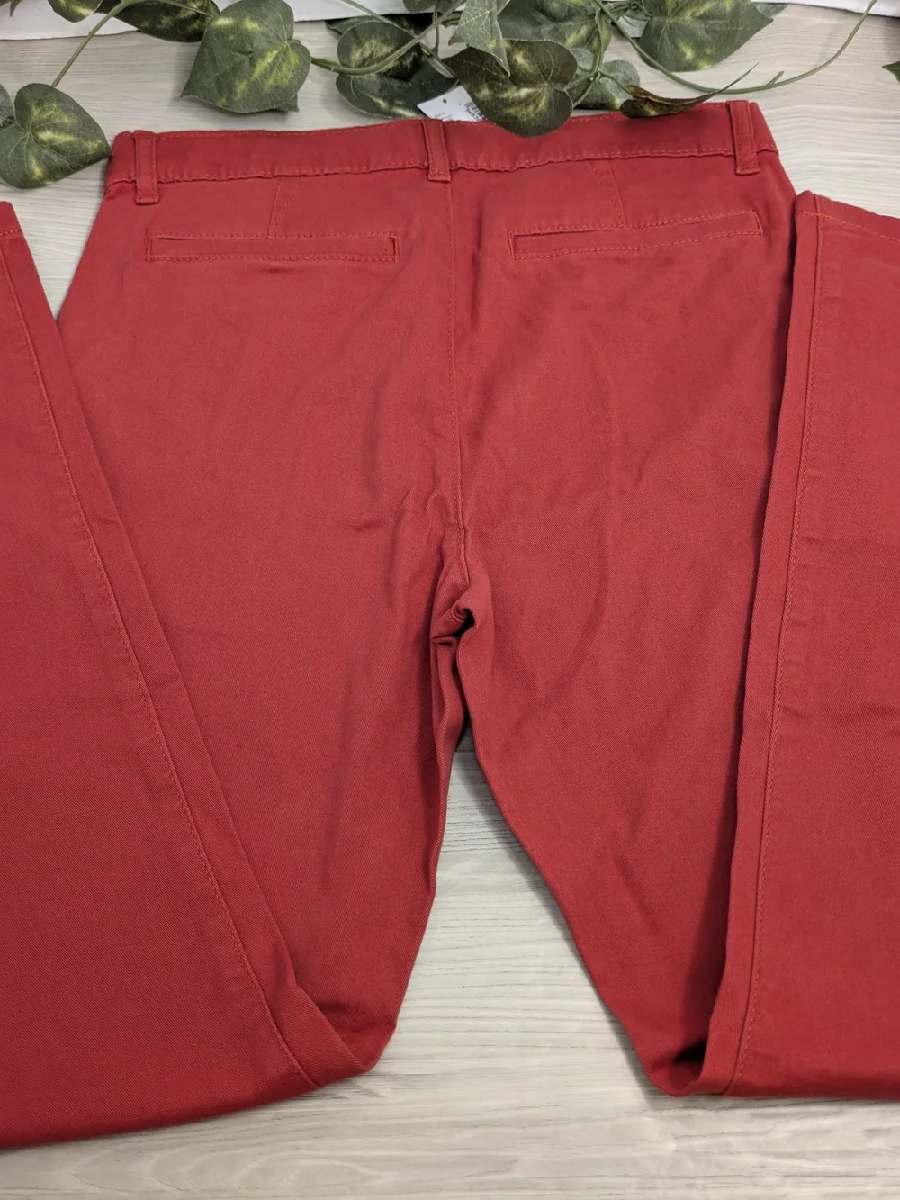 Children's Place Boys Uniform Skinny Chino Pants in Hampton Red